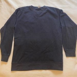 (Comfort Color) blue sweater.